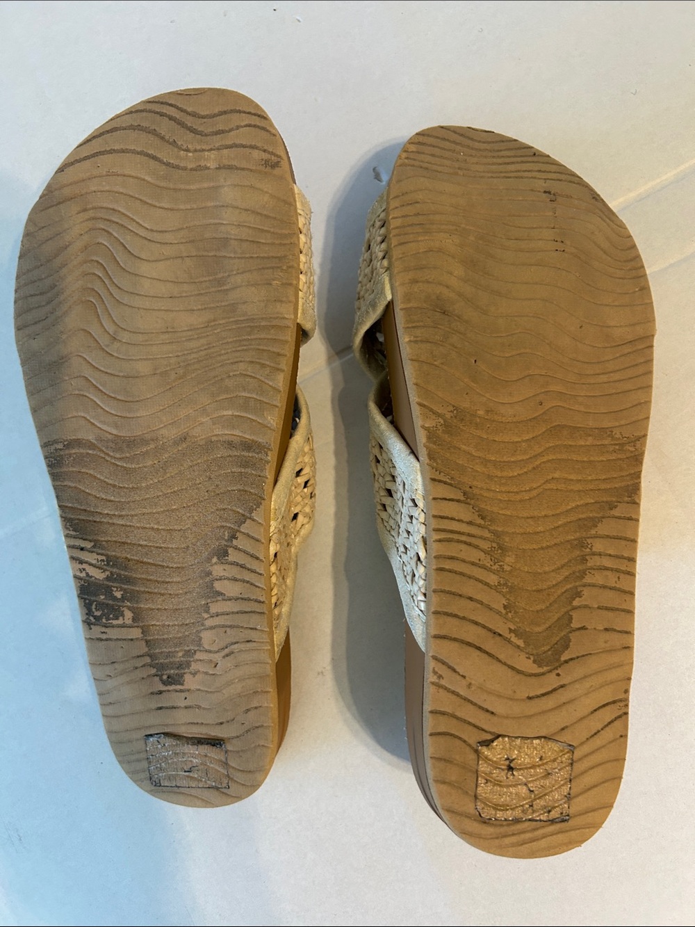 REEF WOMENS CUSHION WOVEN BLOOM SLIDE SANDAL SZ 7.5 - Picture 4 of 6